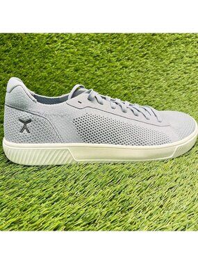 Flux Footwear Adapt Trainer Gray White Mens Size 12 Athletic Knit Shoes Sneakers